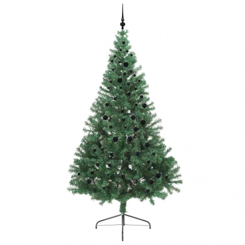 Mākslīgais Led Ziemassvētku Eglīte Su 300 Led Zaļa 240 Cm Pvc Vidaxl