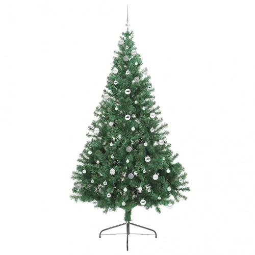 Mākslīgais Led Ziemassvētku Eglīte Su 300 Led Zaļa 240 Cm Pvc Vidaxl