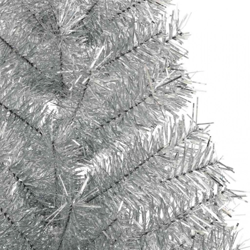 Mākslīgais Led Ziemassvētku Eglīte Sudraba 150 Cm Pet Vidaxl