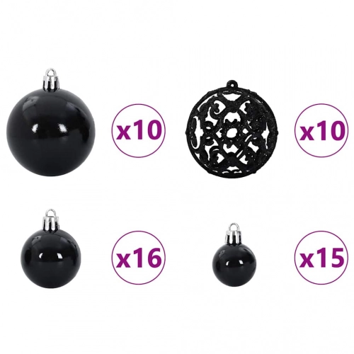 Mākslīgais Led Ziemassvētku Eglīte Sudraba 180 Cm Pet Vidaxl