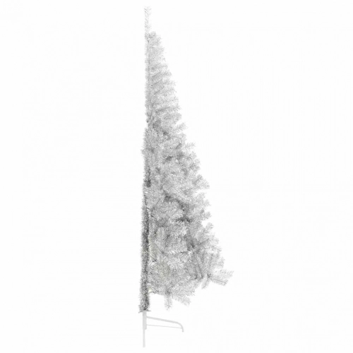 Mākslīgais Led Ziemassvētku Eglīte Sudraba 210 Cm Pet Vidaxl