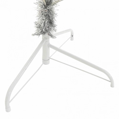 Mākslīgais Led Ziemassvētku Eglīte Sudraba 210 Cm Pet Vidaxl