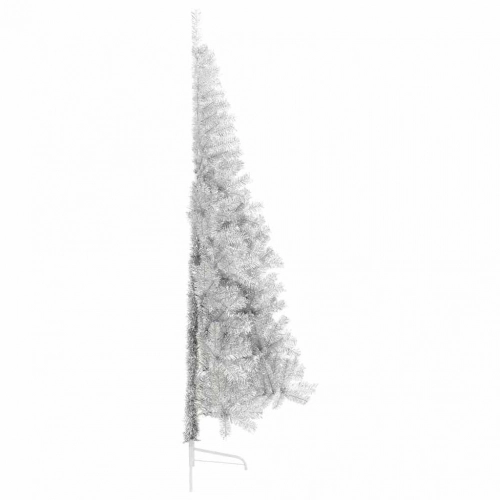 Mākslīgais Led Ziemassvētku Eglīte Sudraba 240 Cm Pet Vidaxl