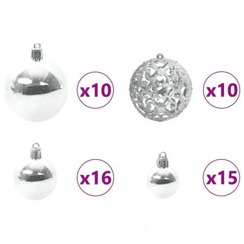 Mākslīgais Led Ziemassvētku Eglīte Zaļa 240Cm Pvc Un Metāls Vidaxl