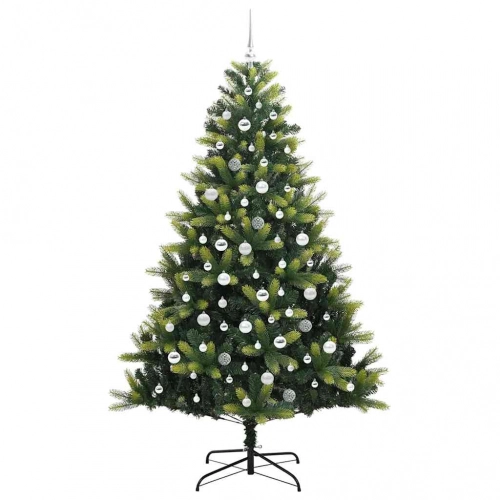 Mākslīgais Saliekamais Ziemassvētku Koks 300 Led Zaļa 210 Cm Vidaxl