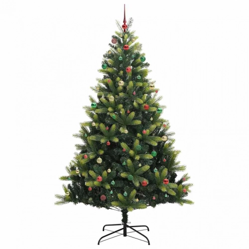 Mākslīgais Saliekamais Ziemassvētku Koks 300 Led Zaļa 240 Cm Vidaxl