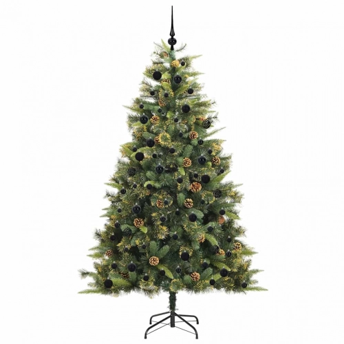 Mākslīgais Saliekamais Ziemassvētku Koks Ar Čiekuriem 240 Cm Vidaxl