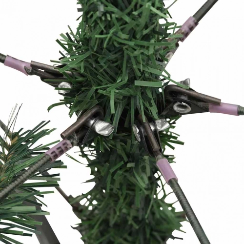 Mākslīgais Saliekamais Ziemassvētku Koks Ar Čiekuriem 240 Cm Vidaxl