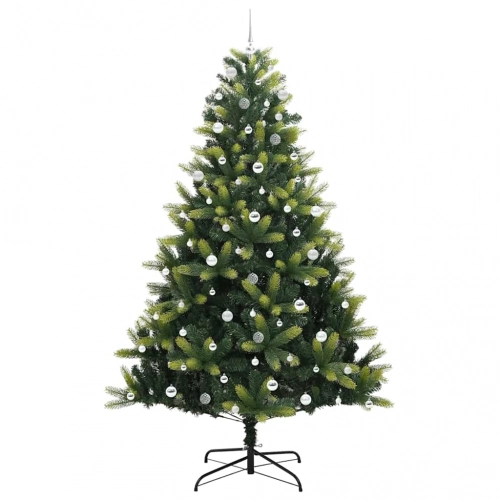 Mākslīgais Sastiprināmais Ziemassvētku Koks 300 Led Zaļa 240 Cm Vidaxl