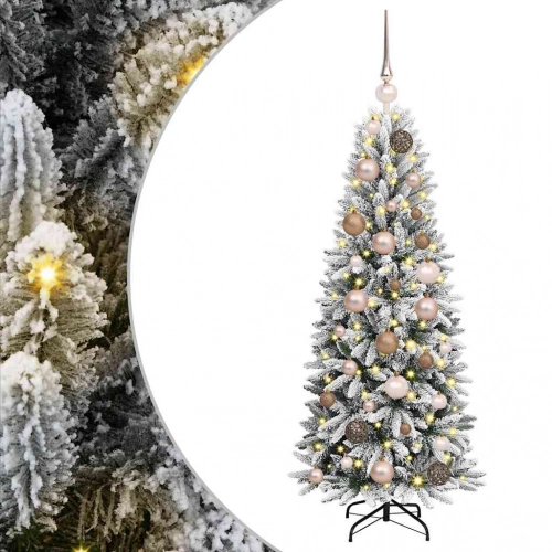 Mākslīgāziemassvētkueglīte Balts 120Cm Pvc Vidaxl