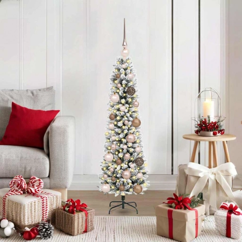Mākslīgāziemassvētkueglīte Balts 120Cm Pvc Vidaxl