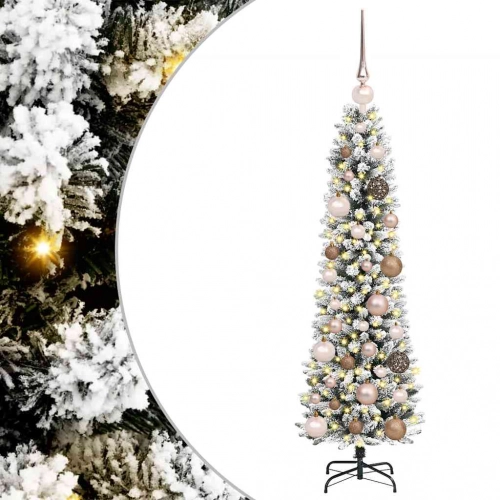 Mākslīgāziemassvētkueglīte Balts 120Cm Pvc Vidaxl