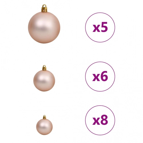 Mākslīgāziemassvētkueglīte Balts 120Cm Pvc Vidaxl