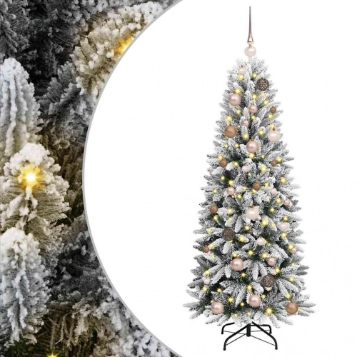 Mākslīgāziemassvētkueglīte Balts 150Cm Pvc Vidaxl