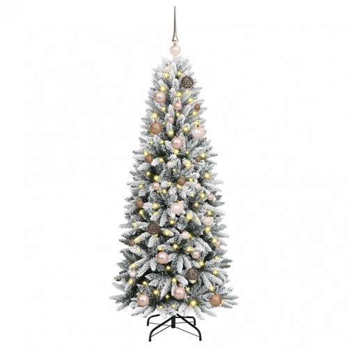 Mākslīgāziemassvētkueglīte Balts 150Cm Pvc Vidaxl