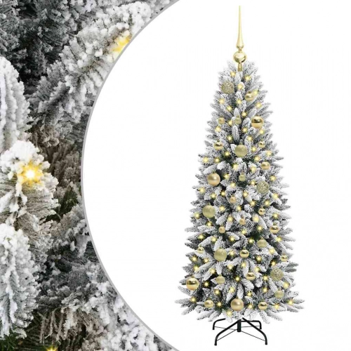 Mākslīgāziemassvētkueglīte Balts 53 X 53 X 120 Cm Pvc Vidaxl