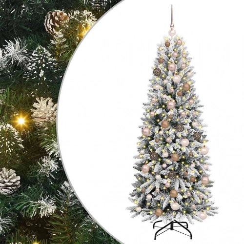 Mākslīgāziemassvētkueglīte Balts 73 X 73 X 180 Cm Pvc Vidaxl