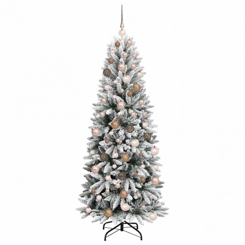 Mākslīgāziemassvētkueglīte Balts 73 X 73 X 180 Cm Pvc Vidaxl