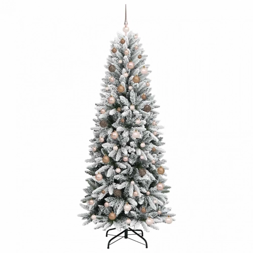 Mākslīgāziemassvētkueglīte Balts 78 X 78 X 210 Cm Pvc Vidaxl