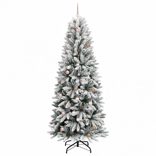 Mākslīgāziemassvētkueglīte Balts 93 X 93 X 240 Cm Pvc Vidaxl