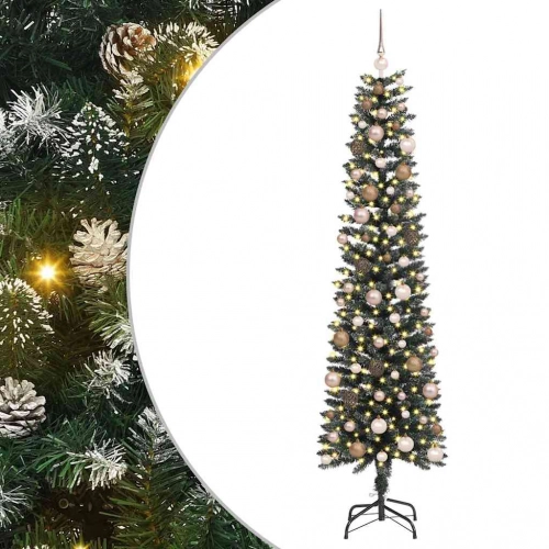 Mākslīgāziemassvētkueglīte Su 300 Led Zaļa 58 X 58 X 210 Cm Pvc Vidaxl