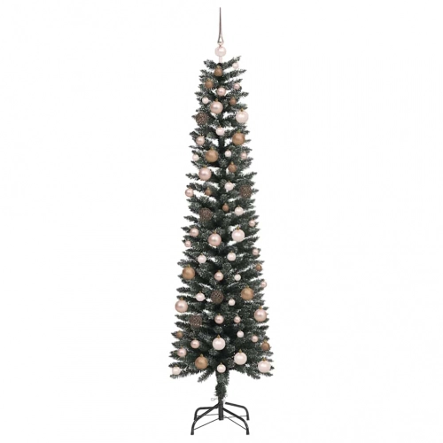 Mākslīgāziemassvētkueglīte Su 300 Led Zaļa 58 X 58 X 210 Cm Pvc Vidaxl