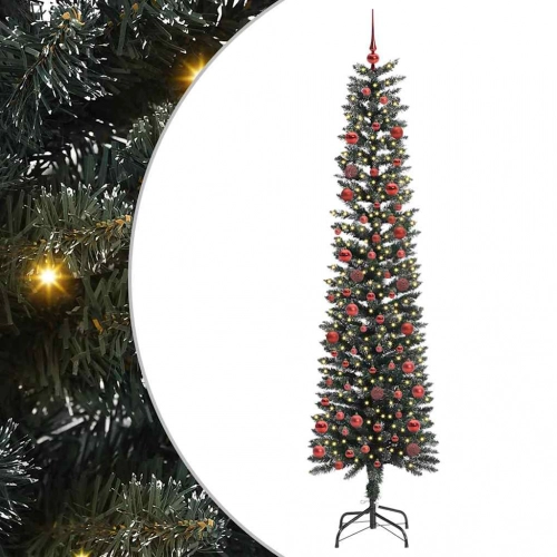 Mākslīgāziemassvētkueglīte Su 300 Led Zaļa 58 X 58 X 210 Cm Pvc Vidaxl