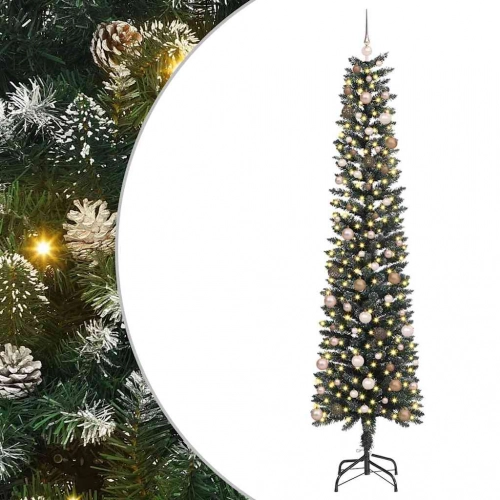 Mākslīgāziemassvētkueglīte Su 300 Led Zaļa 58 X 58 X 240 Cm Pvc Vidaxl