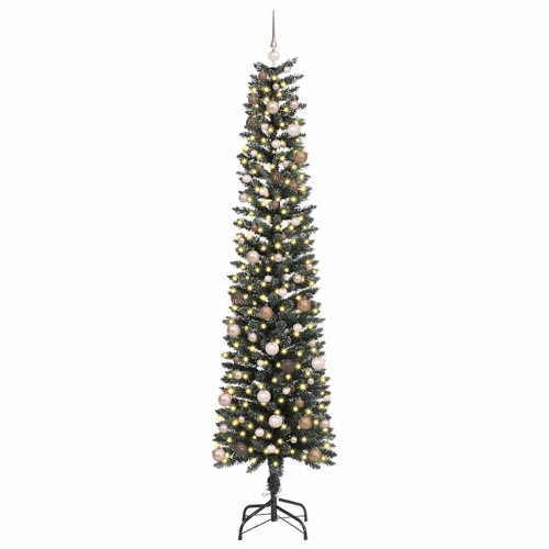 Mākslīgāziemassvētkueglīte Su 300 Led Zaļa 58 X 58 X 240 Cm Pvc Vidaxl