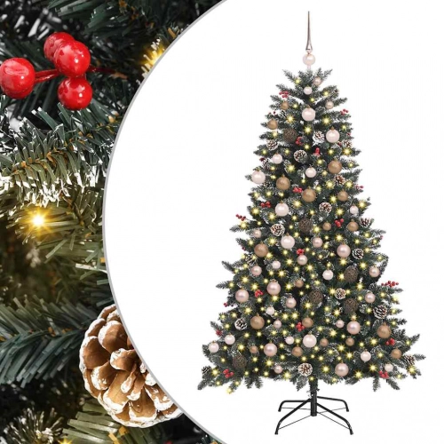 Mākslīgāziemassvētkueglīte Su 300 Led Zaļa 99 X 99 X 180 Cm Pvc Vidaxl