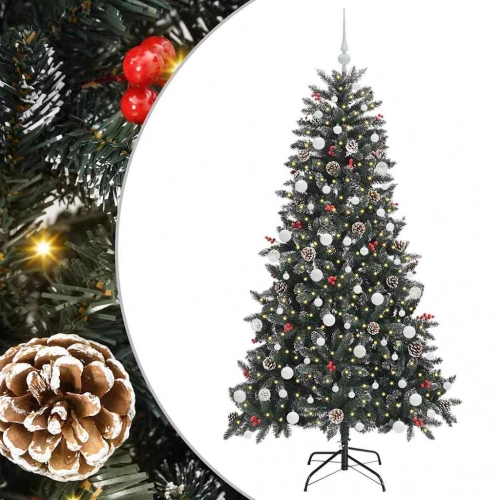 Mākslīgāziemassvētkueglīte Su 300 Led Zaļa 99 X 99 X 180 Cm Pvc Vidaxl