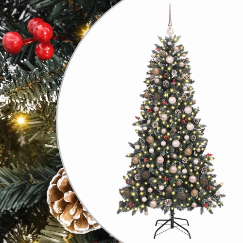 Mākslīgāziemassvētkueglīte Zaļa 114 X 114 X 210 Cm Pvc Vidaxl