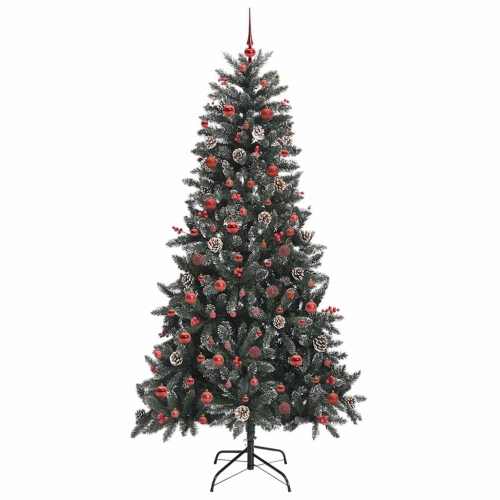 Mākslīgāziemassvētkueglīte Zaļa 114 X 114 X 210 Cm Pvc Vidaxl