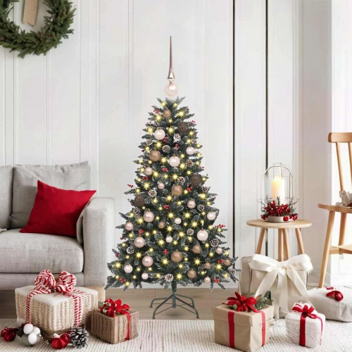 Mākslīgāziemassvētkueglīte Zaļa 120Cm Pvc Vidaxl