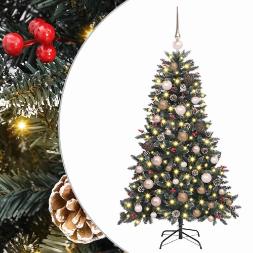 Mākslīgāziemassvētkueglīte Zaļa 120Cm Pvc Vidaxl