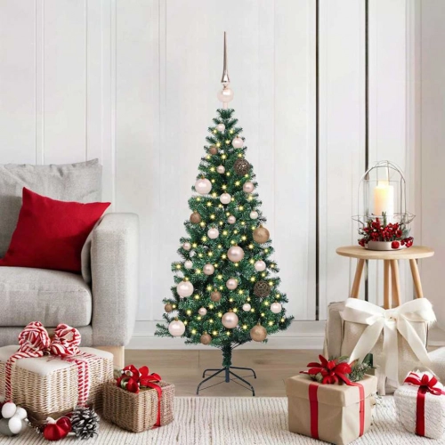 Mākslīgāziemassvētkueglīte Zaļa 120Cm Pvc Vidaxl