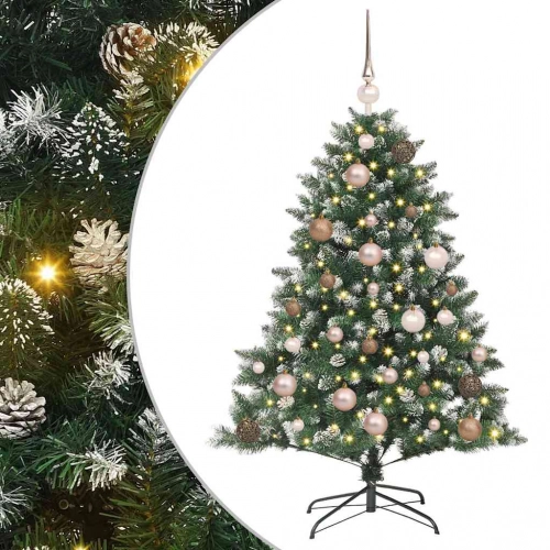 Mākslīgāziemassvētkueglīte Zaļa 120Cm Pvc Vidaxl