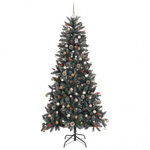 Mākslīgāziemassvētkueglīte Zaļa 129.5 X 129.5 X 240 Cm Pvc Vidaxl