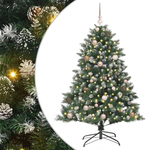 Mākslīgāziemassvētkueglīte Zaļa 150Cm Pvc Vidaxl