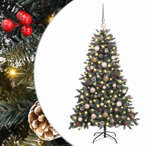 Mākslīgāziemassvētkueglīte Zaļa 150Cm Pvc Vidaxl