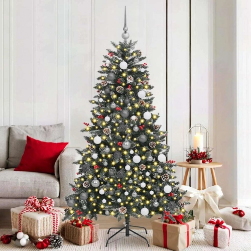 Mākslīgāziemassvētkueglīte Zaļa 180Cm Pvc Vidaxl