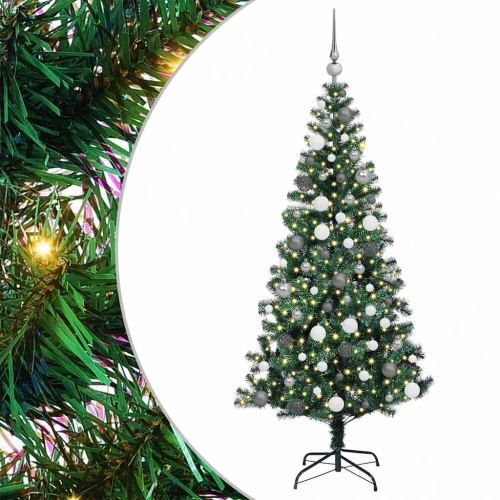 Mākslīgāziemassvētkueglīte Zaļa 180Cm Pvc Vidaxl