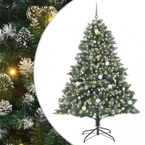Mākslīgāziemassvētkueglīte Zaļa 210Cm Pvc Vidaxl