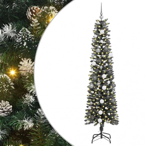 Mākslīgāziemassvētkueglīte Zaļa 210Cm Pvc Vidaxl