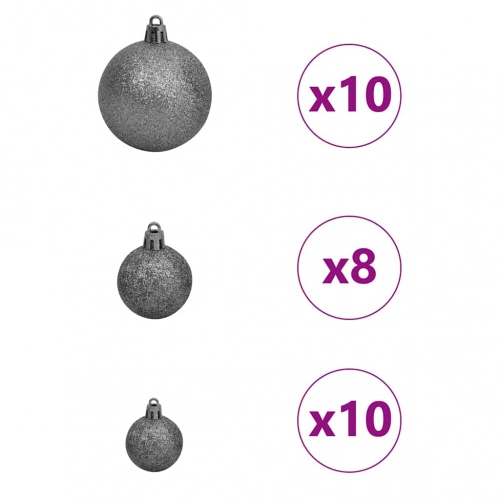 Mākslīgāziemassvētkueglīte Zaļa 210Cm Pvc Vidaxl