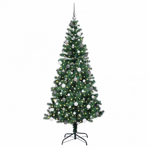 Mākslīgāziemassvētkueglīte Zaļa 210Cm Pvc Vidaxl