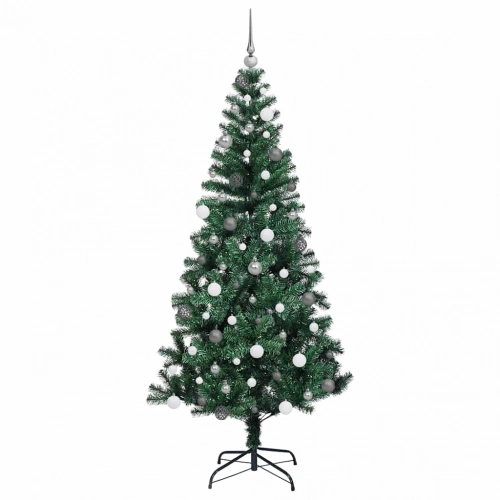Mākslīgāziemassvētkueglīte Zaļa 210Cm Pvc Vidaxl