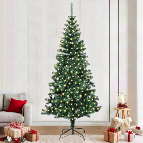 Mākslīgāziemassvētkueglīte Zaļa 240Cm Pvc Vidaxl