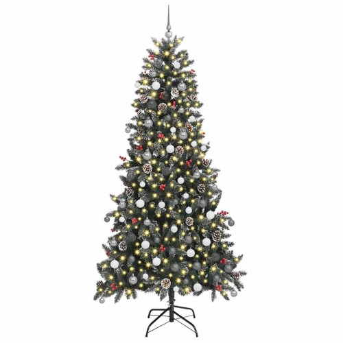 Mākslīgāziemassvētkueglīte Zaļa 240Cm Pvc Vidaxl
