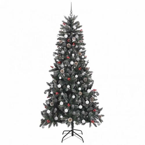 Mākslīgāziemassvētkueglīte Zaļa 240Cm Pvc Vidaxl